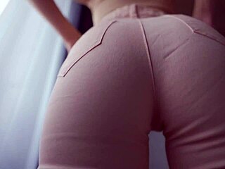 pov goddess shakes big pussy lips ass in jeans facesit. dirty talk jerk countdown free cum