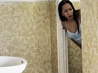 I fuck my shy latina maid boss deep till cumshot as leynne rodriguez