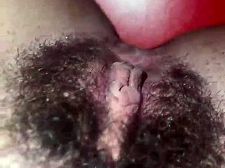 Fingers Deep in Hairy Pussy Fun!