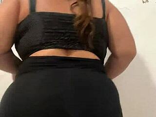 sigilosabbw dances her huge ebony bbw ass backstage pt1