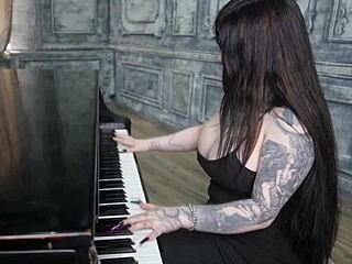 innocent piano lesson turns into milf fucked raw in every hole