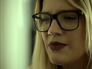 Petite Blondes Tease Wet Tits in Scissoring Starlit Duo