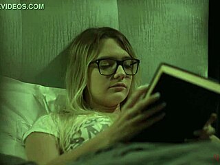 Petite Blondes Tease Wet Tits in Scissoring Starlit Duo