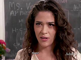 i wreck curly student's tight ass hardcore even if she loves every thrust - victoria voxxx kai jaxon