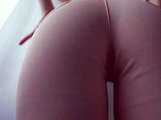 pov goddess shakes big pussy lips ass in jeans facesit. dirty talk jerk countdown free cum