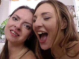 Threesome Sluts Gape Assholes in Deepthroat Creampie Doggystyle Orgy