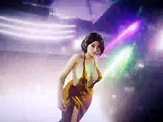 hey, watch this hottie shake her ass like crazy...