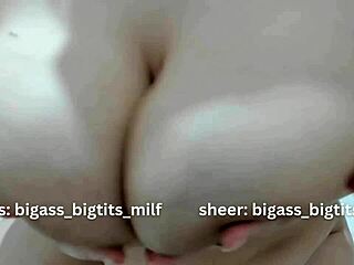 milf's huge oiled ass and tits lead to massive solo cum explosion!