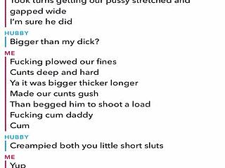 sexting my husband while cuckolding him on snapchat chat