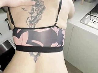 Step Son Pounds Mommy Hard in Kitchen