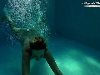 all natural milf julia north takes underwater anal pounding in pool