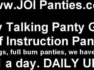 Sexy Lingerie Tease with Panties While You Stroke Cock POV