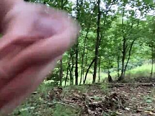 wanna see me flashing and masturbating outdoors in the forest?