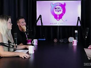 Mary Red Queen and Bruna Carlos Tease in Sheer Red Bora Cast?