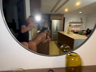 perfect tits mexicana verito aguas creampied by huge cock on balcony