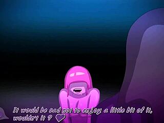 Princess Bubblegum Gags on Monster Cock in Big Tits Threesome