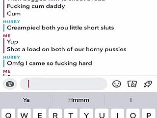 sexting my husband while cuckolding him on snapchat chat