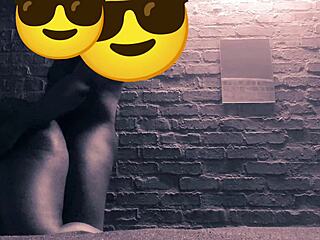 my thick ebony bitch shakes ass then takes doggystyle pounding