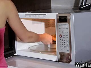 Petite Teens Lick Lesbians in HD Threesome Frenzy