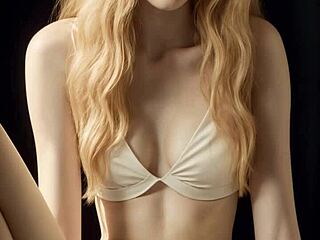 romanian lingerie models tease in panties barefoot and sexy