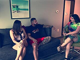 Amateur step-sis screams in rough bareback missionary fuck