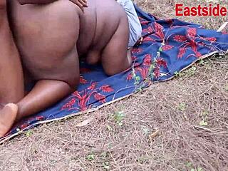 Eastsidebabe BBW Takes Two Ebony BBCs Outdoor