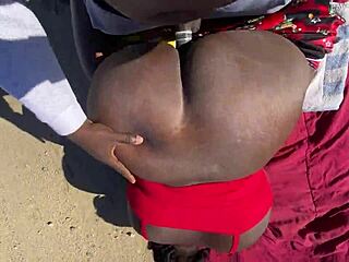 public valentine's ebony ass fuck caught