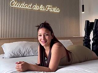 argentina pornstar ropu69 casting interview turns monster cock oral cum blast