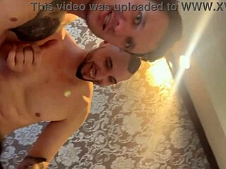 blindfolded thai ladyboy custom pussy double penetrated in dorm threesome rough