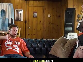 horny stepdaughter jessica seduces stepdaddy with deepthroat face fuck