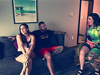 Amateur step-sis screams in rough bareback missionary fuck