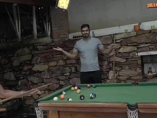 i got my big tits bouncing riding huge cock at pool table