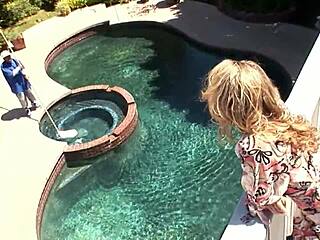 husband away, white cougar milf seduces black midget worker for fat bbc cheating fuck