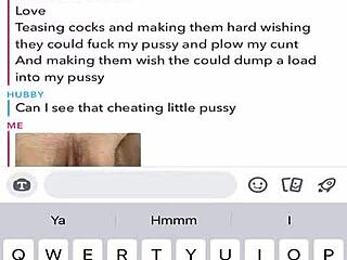 sexting my husband while cuckolding him on snapchat chat