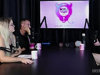 Mary Red Queen and Bruna Carlos Tease in Sheer Red Bora Cast?