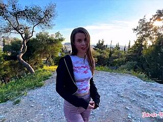 amateur COUPLE FUCK gym vlog with PETITE girlfriend's tight PUSSY