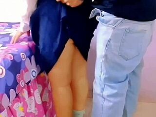 horny mexican students fuck raw in family living room