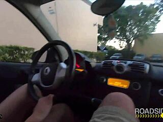 roadside huge tits babe bent over fucked hard by mechanic pov garage