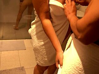 hey cuckold, see your best friend bang my big tits wife hard