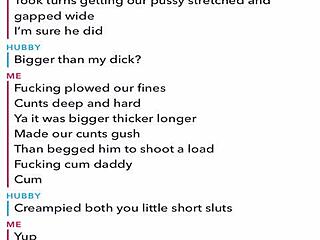 sexting my husband while cuckolding him on snapchat chat