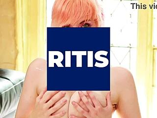 Skinny British 18yo Blonde in Lingerie Fucks Boyfriend for Homemade Creampie Orgasm