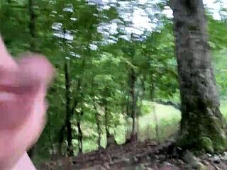 wanna see me flashing and masturbating outdoors in the forest?