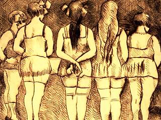 Vintage Erotic Art Captures Antique Retro Passion in Timeless Scenes