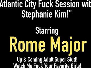stephanie kim's asian ass doggied by rome major's monster cock