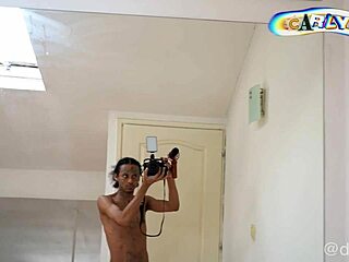 russian teen oils up for extreme footjob closeup on monster bbc