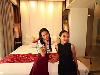 These Filipina step sisters are doing a threesome