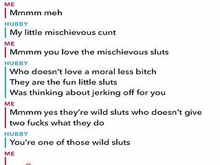 sexting my husband while cuckolding him on snapchat chat