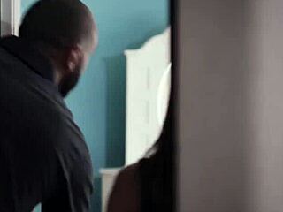 did sleazy cock bang laney grey after her strip??