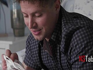 step bro surprises athletic slut sis naked and fucks shaved pussy relentlessly