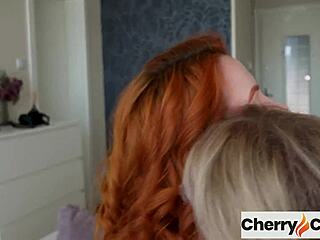 nina joy and cherry candle scissor like pros